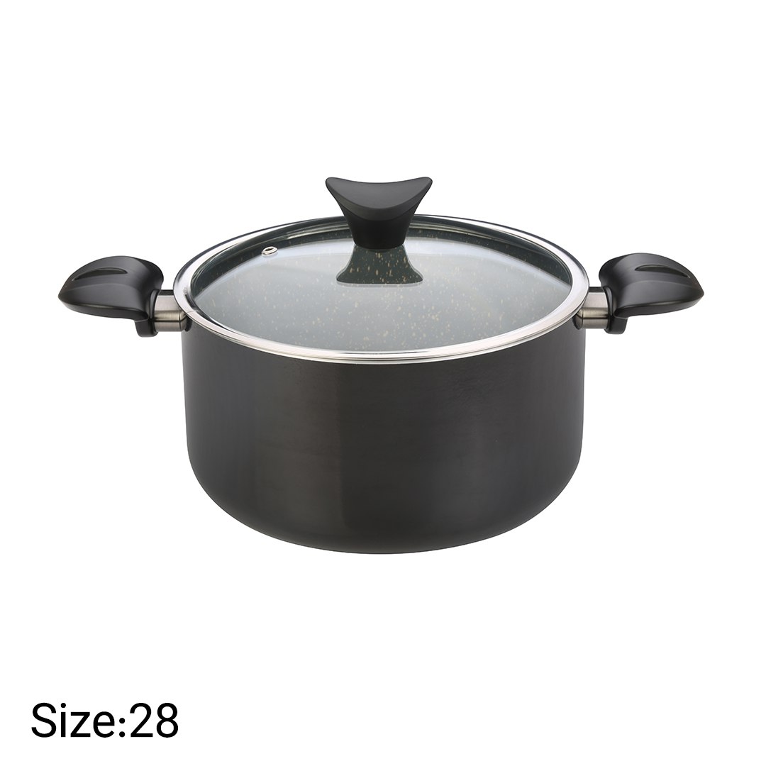 قابلمه گرانیتی نچسب نیوهوم سایز ۲۸ مدل NH13-0024