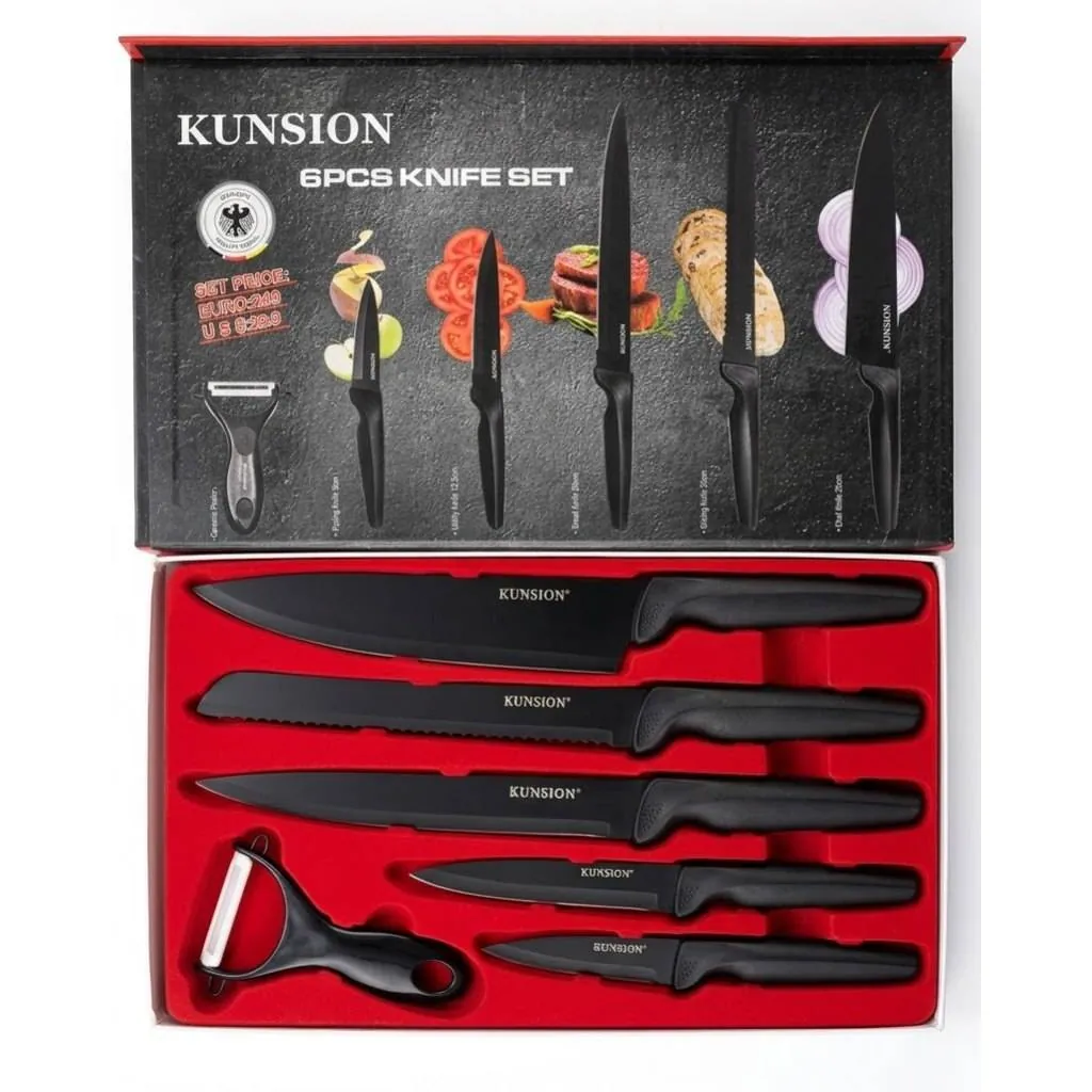 سرویس چاقو ۶ پارچه کانسیون KUNSION  کد ۱۴۳